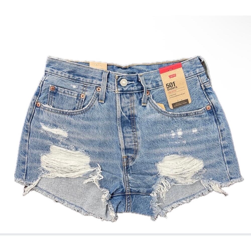 Levi 501 Shorts NWT Size 28 button fly